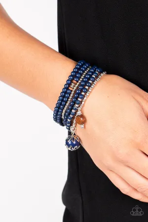 Open Door Jewelry - Epic Escapade - Blue Bracelet - Paparazzi Accessories