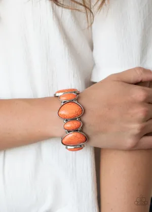 Paparazzi Bracelet ~ Feel At HOMESTEAD - Orange