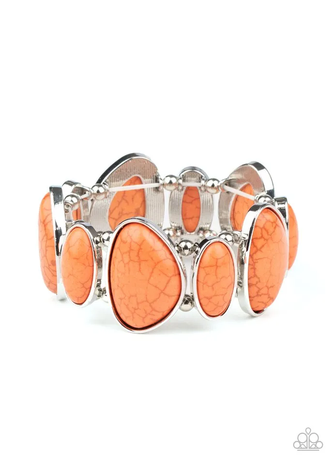 Paparazzi Bracelet ~ Feel At HOMESTEAD - Orange