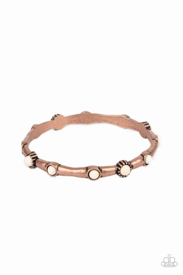 Paparazzi Bracelet ~ Rebel Sandstorm - Copper