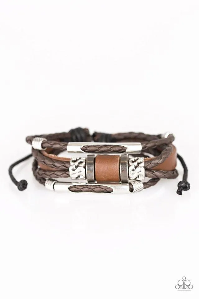 Paparazzi Bracelet ~ Tundra Trekker - Brown