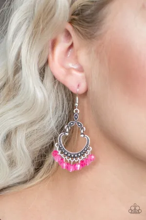 Paparazzi Earring ~ Babe Alert - Pink