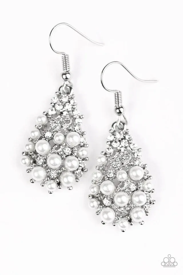 Paparazzi Earring ~ Coastal Cache - White