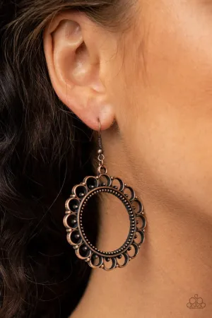 Paparazzi Earring ~ Sun Lounge - Copper