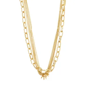 Pause Gold Plated 2-in-1 Chain Necklace