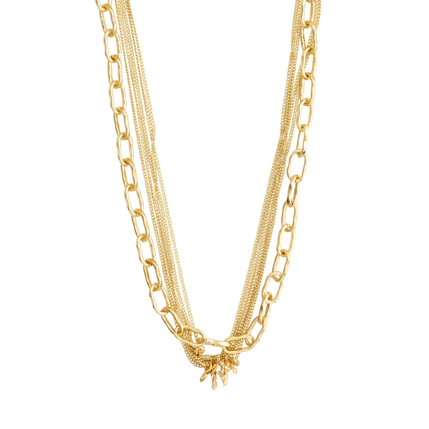 Pause Gold Plated 2-in-1 Chain Necklace