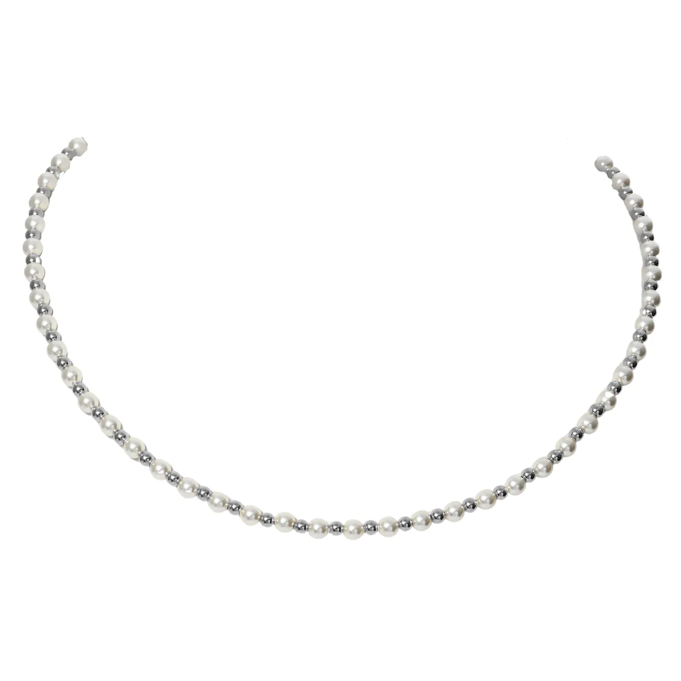 "MAY" 14k gold-filled & pearl beaded Choker/Necklace