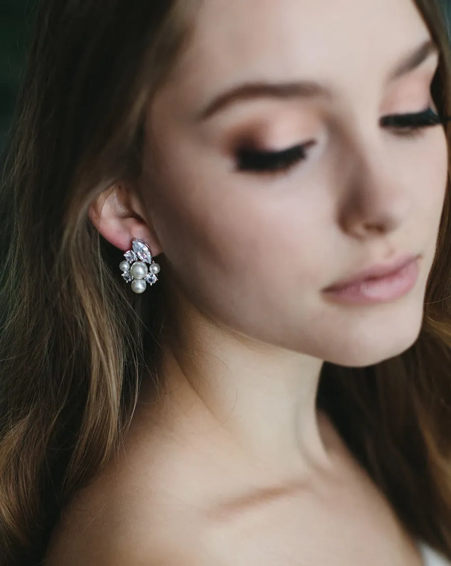 Rebecca Pearl Stud Earrings