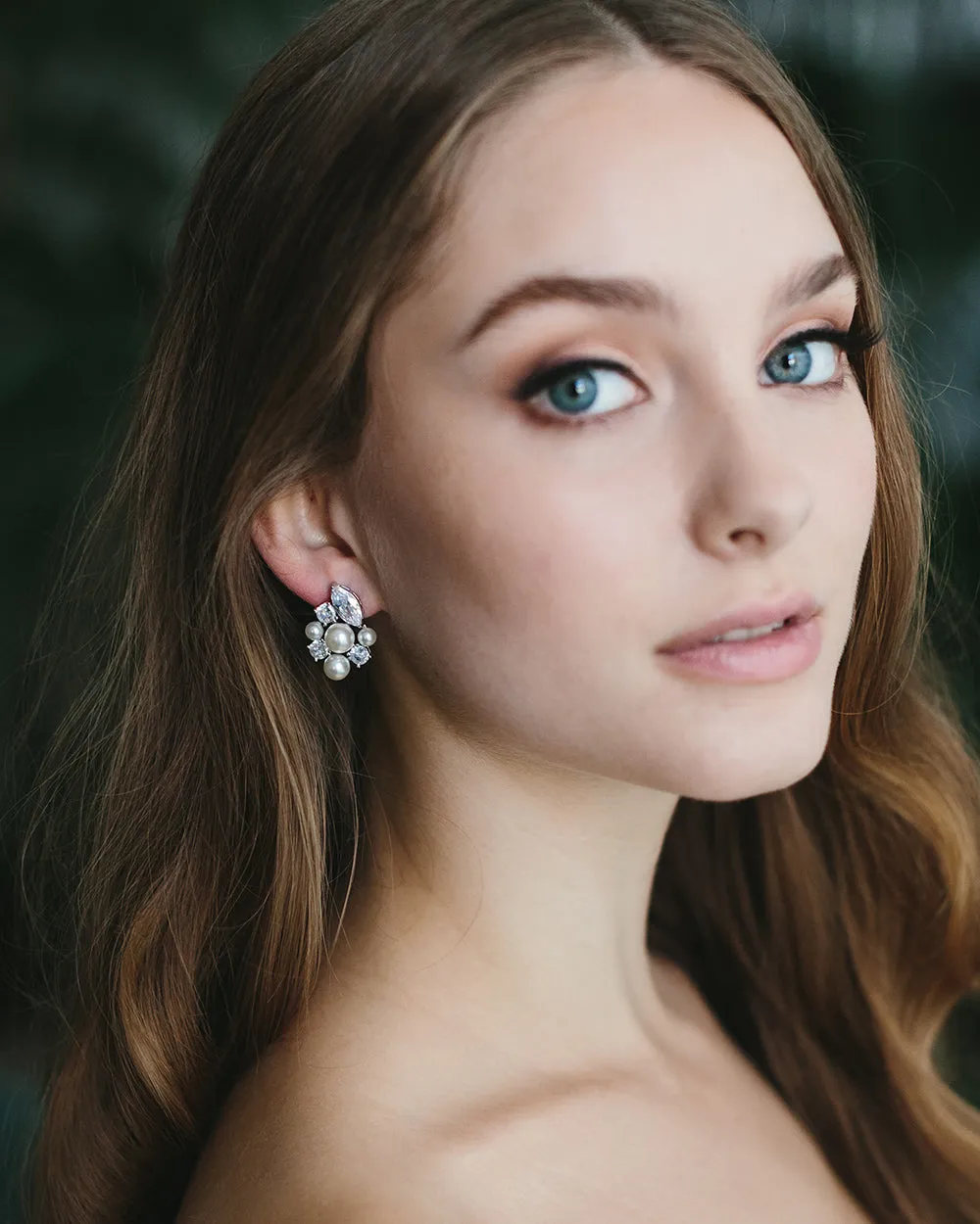 Rebecca Pearl Stud Earrings