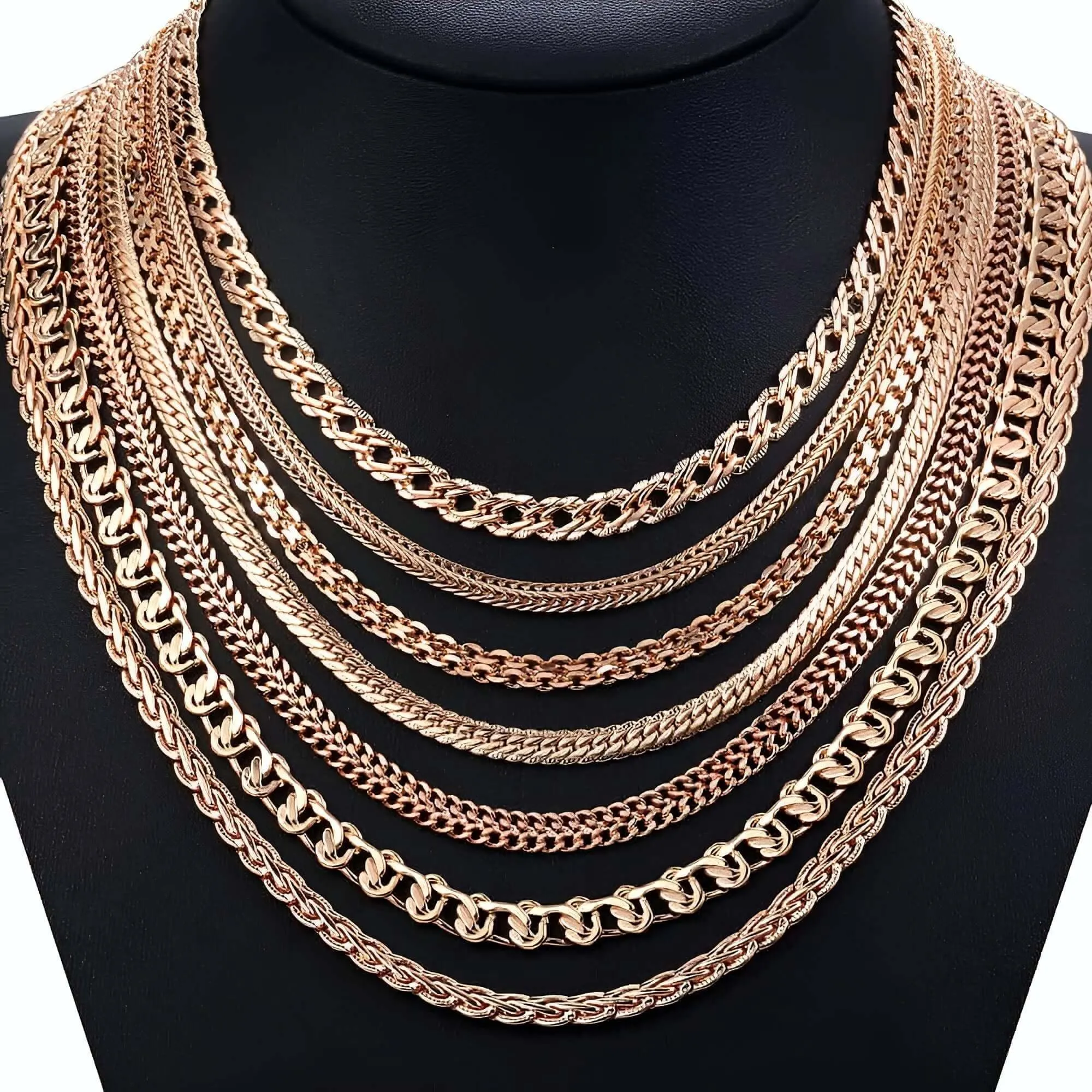 Rose Gold Rope Chains