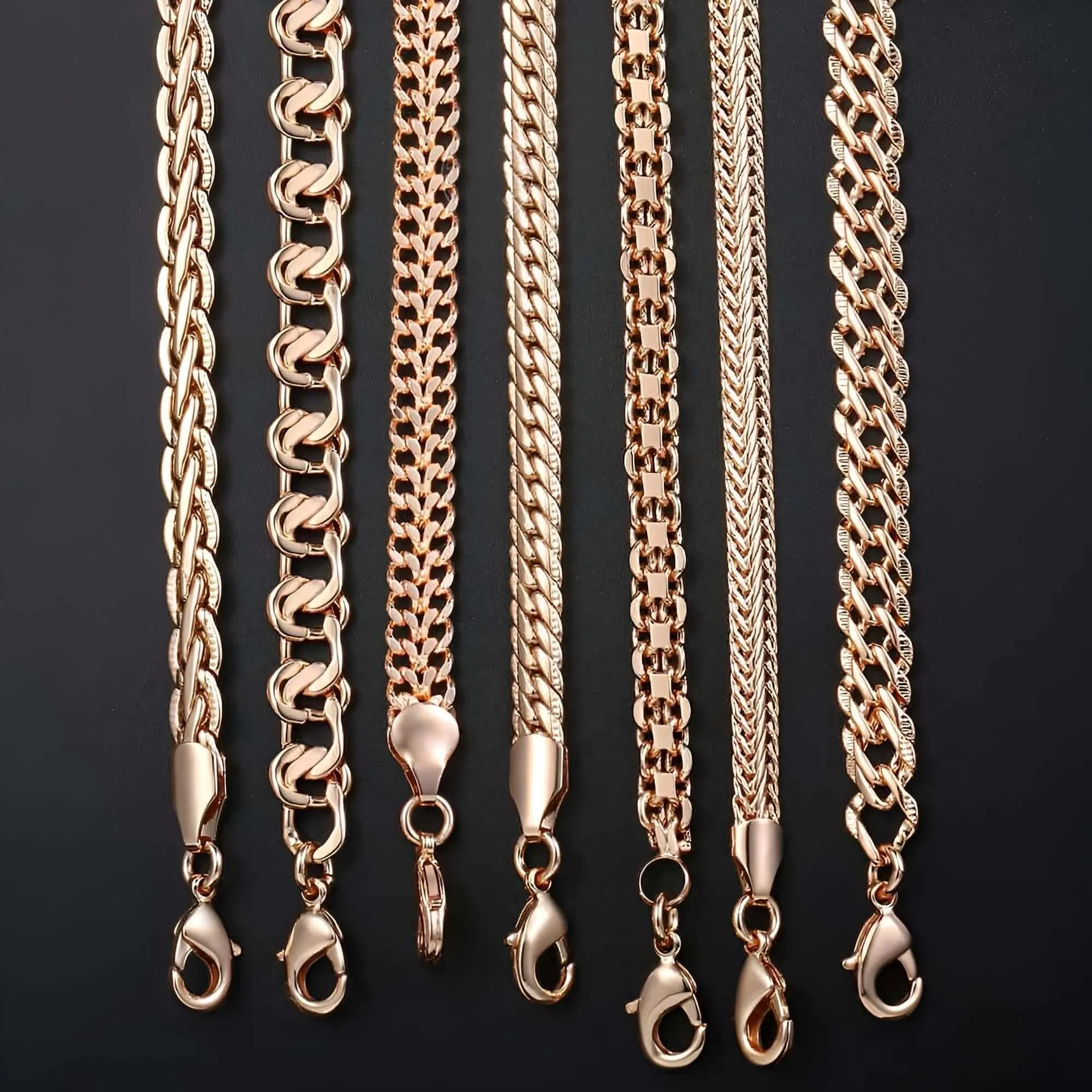 Rose Gold Rope Chains