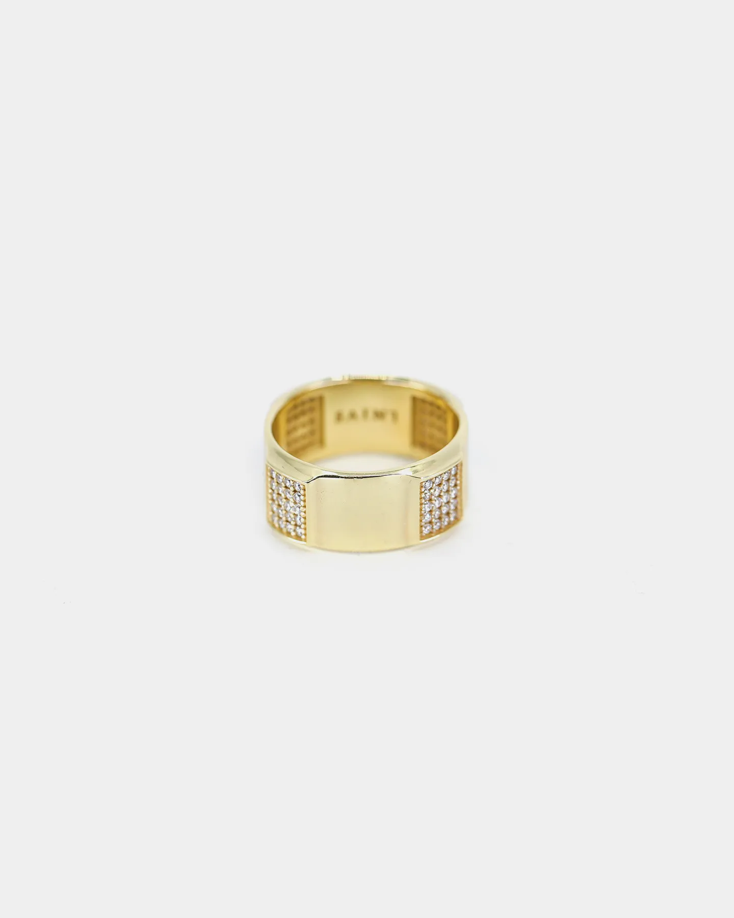 Saint Morta Men's Odin Iced Ring Iced Gold