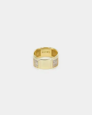 Saint Morta Men's Odin Iced Ring Iced Gold