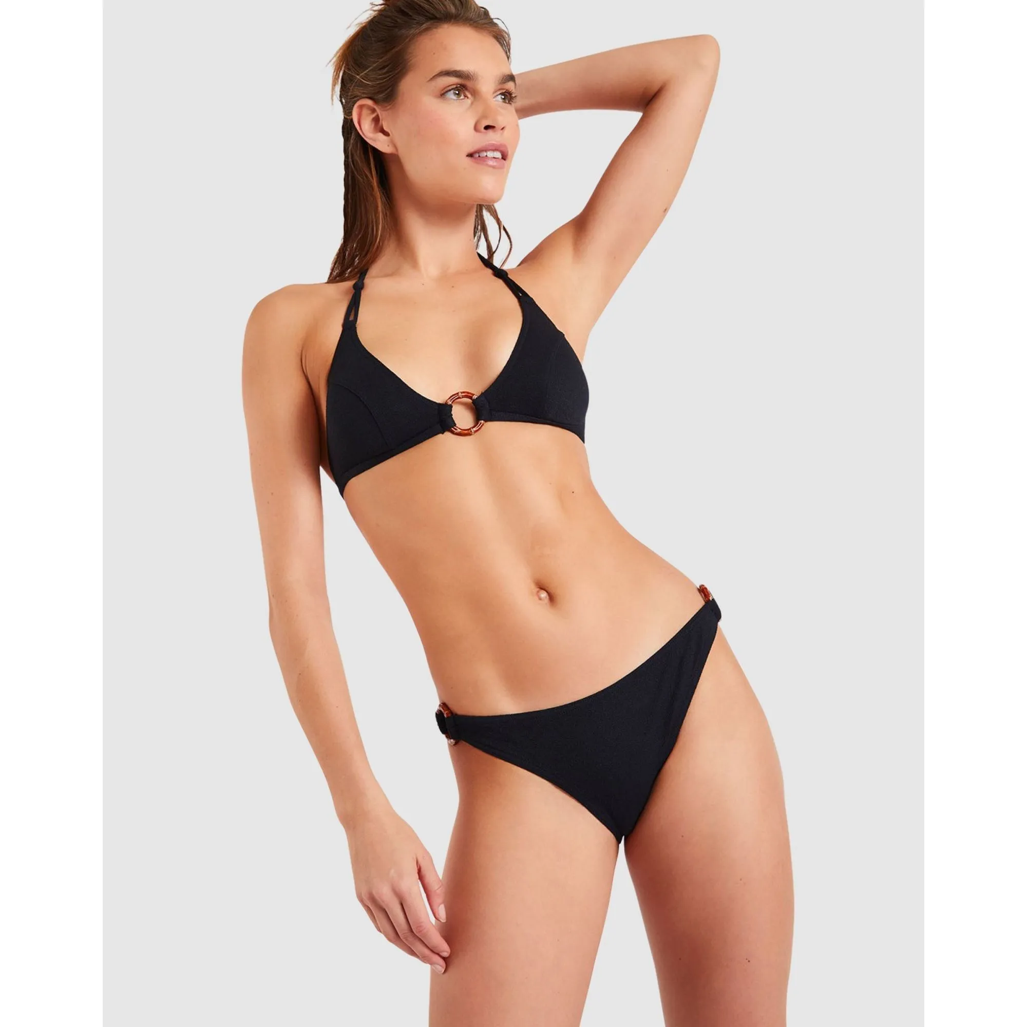 Santafe Vaiva Medium Coverage Bikini Bottom with Rings