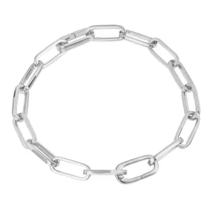 Silver Chain Link Bracelet B5392