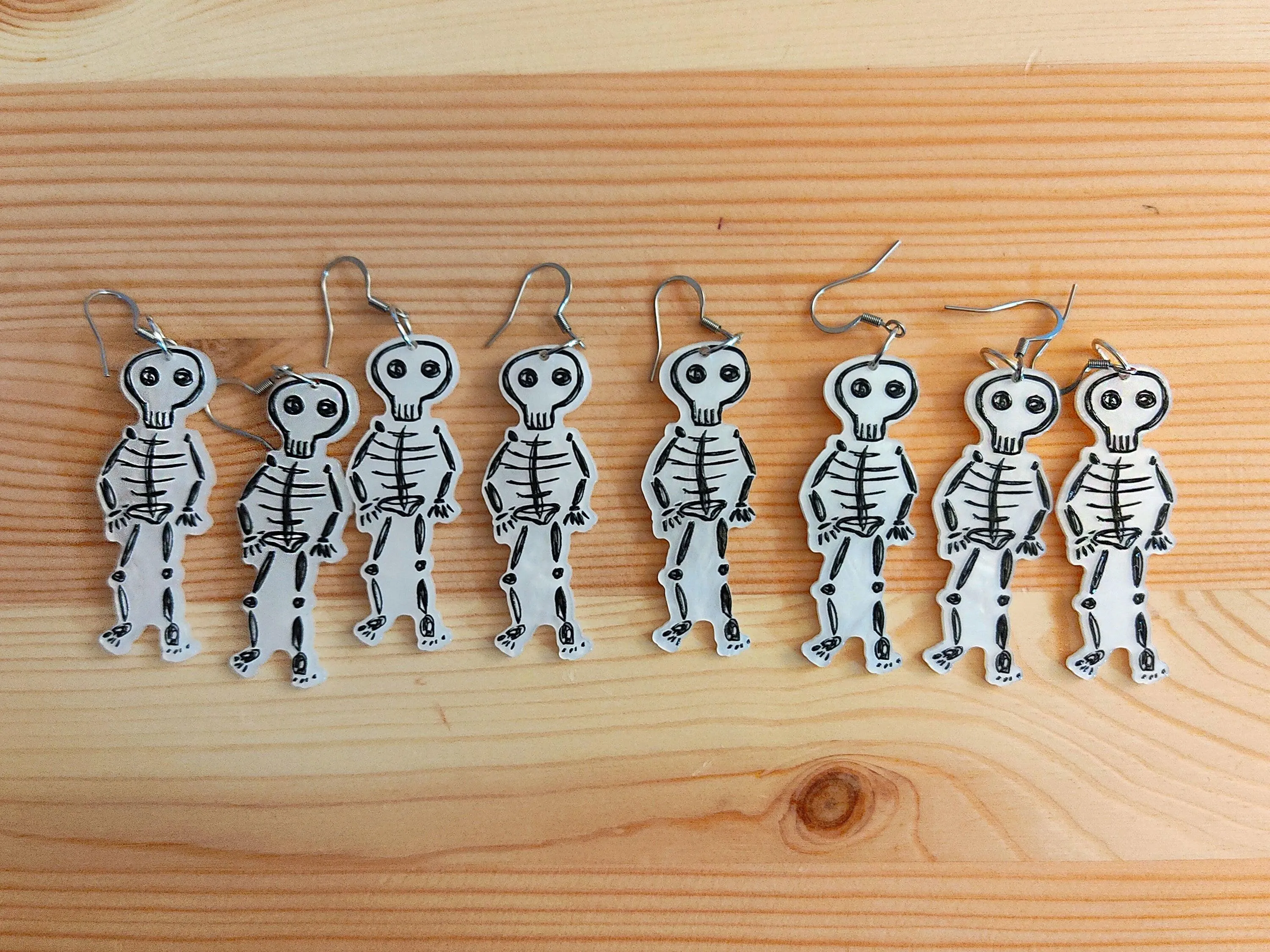 SKELETON EARRINGS | Adopt a Skele-friend!