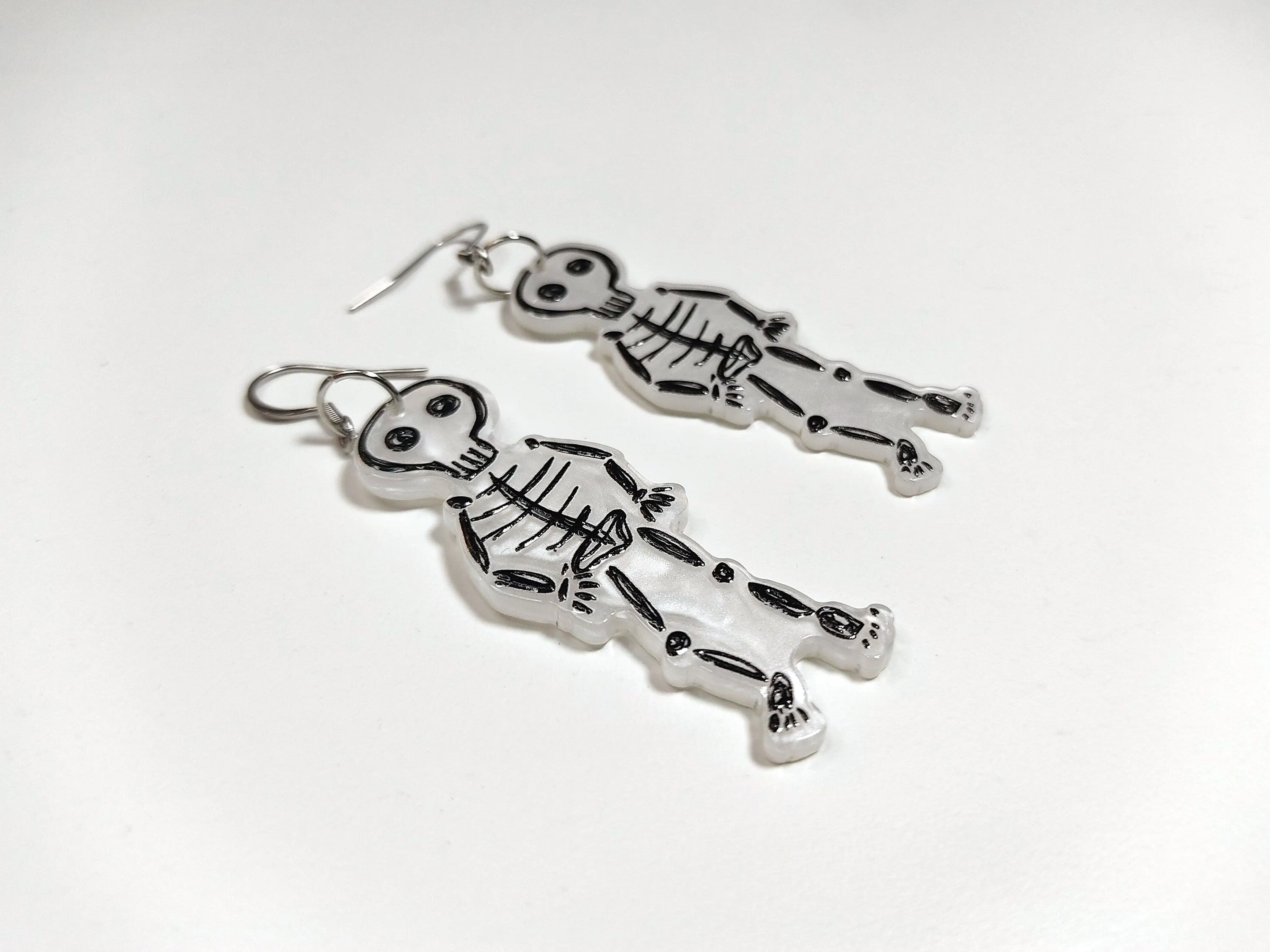 SKELETON EARRINGS | Adopt a Skele-friend!