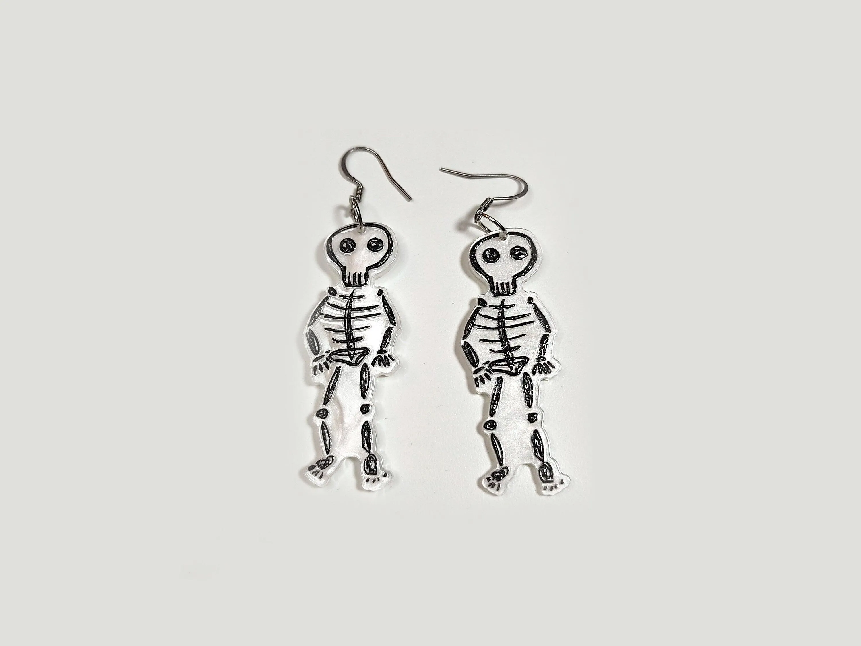 SKELETON EARRINGS | Adopt a Skele-friend!