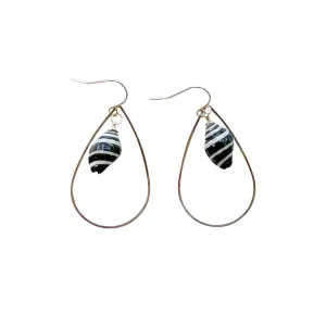 Small Shell Water-drop Earrings, Small