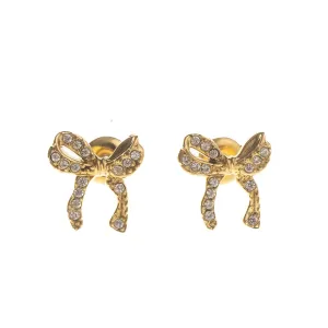 SPARKLE BOW STUDS