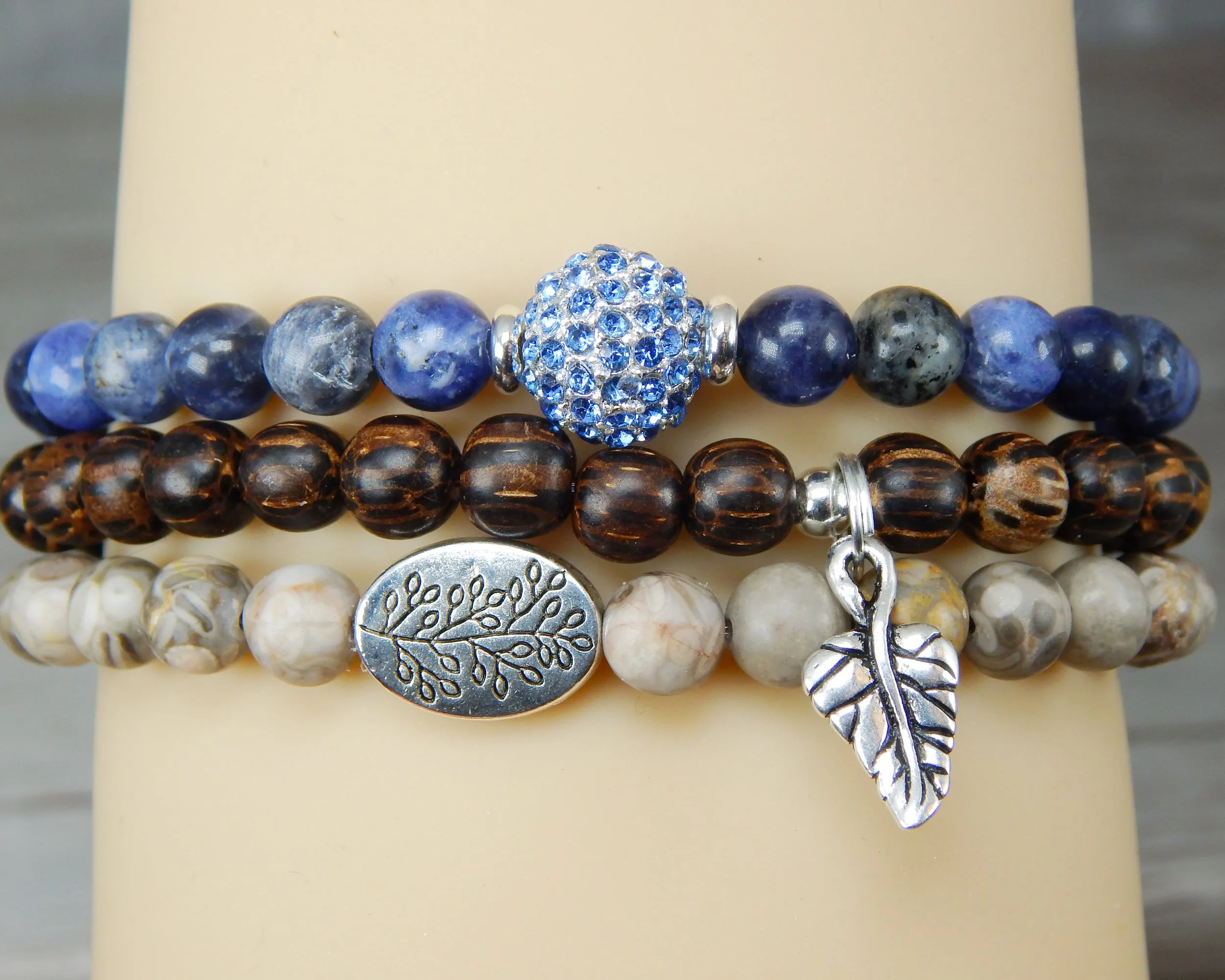 Stack Bracelets For Women - Earthy Jewelry - Nature Themed Jewelry