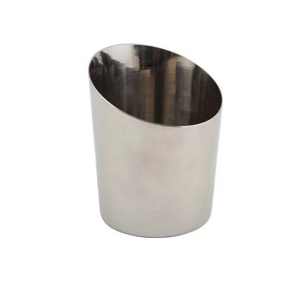 Stainless Steel Angled Cone 9.5 x 11.6cm (Dia x H) pack of 12