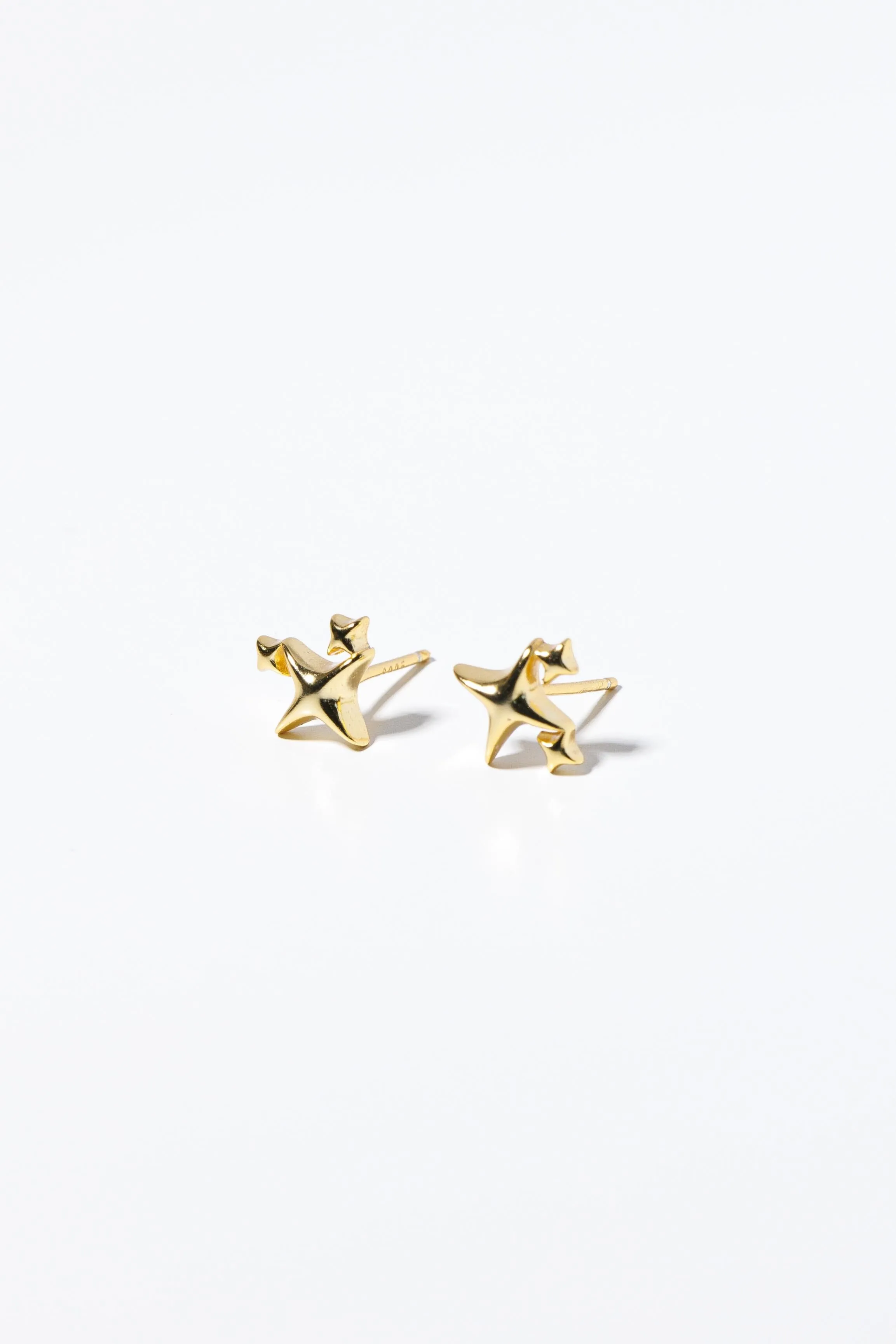 STAR STUD EARRINGS - GOLD