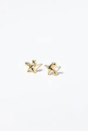 STAR STUD EARRINGS - GOLD