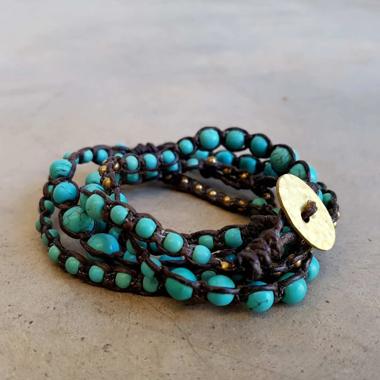 Stone Wrap Bracelet (Necklace)