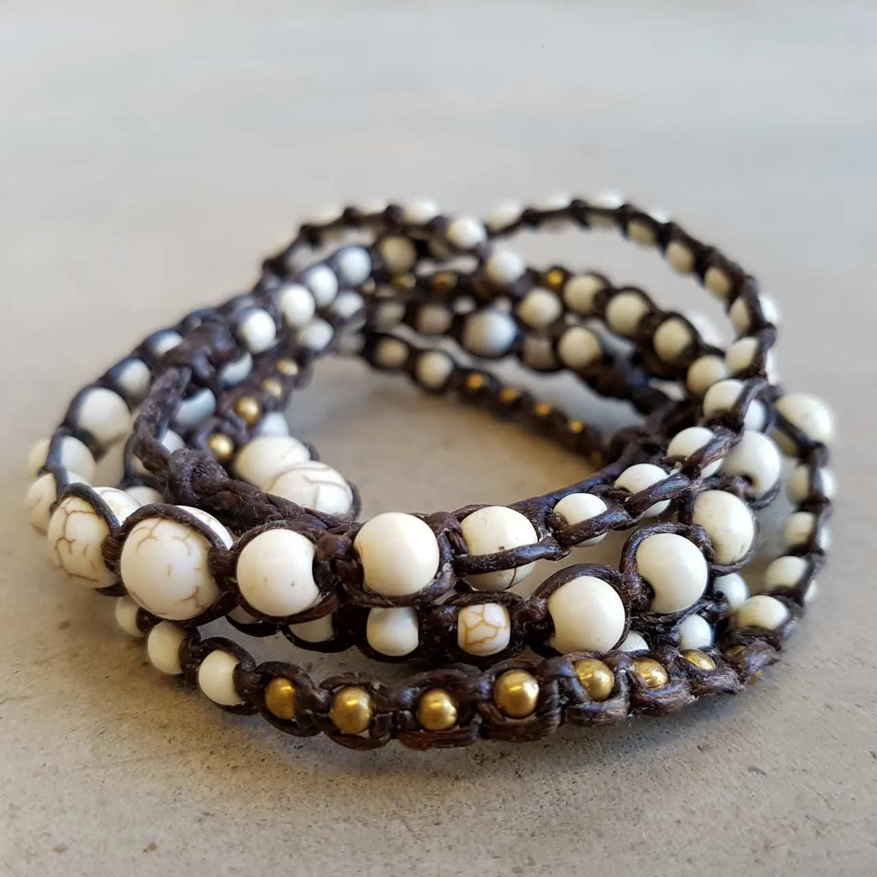 Stone Wrap Bracelet (Necklace)