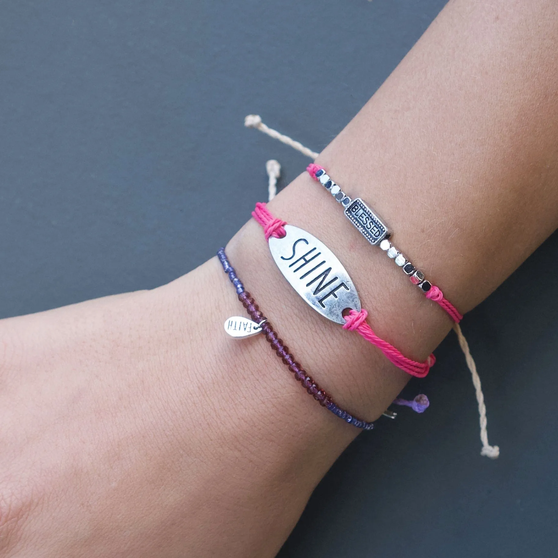 Strands of Hope Christian String Inspirational Bracelets