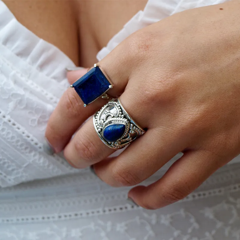 Sunil Lapis Lazuli Gypsy Ring