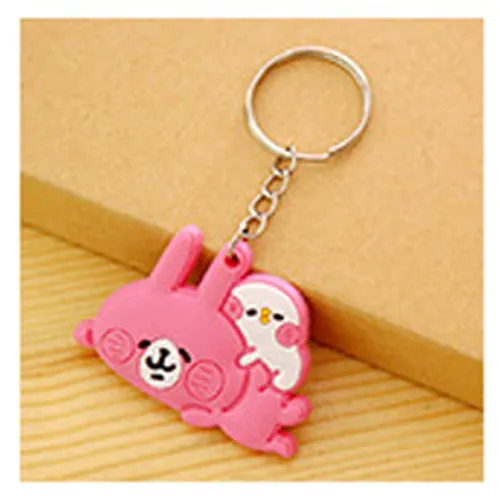 suti Cartoon PVC Keychain Pokemon Mini Figure pendants charms collection toy Key Ring Originality Key chain