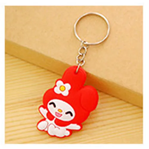 suti Cartoon PVC Keychain Pokemon Mini Figure pendants charms collection toy Key Ring Originality Key chain