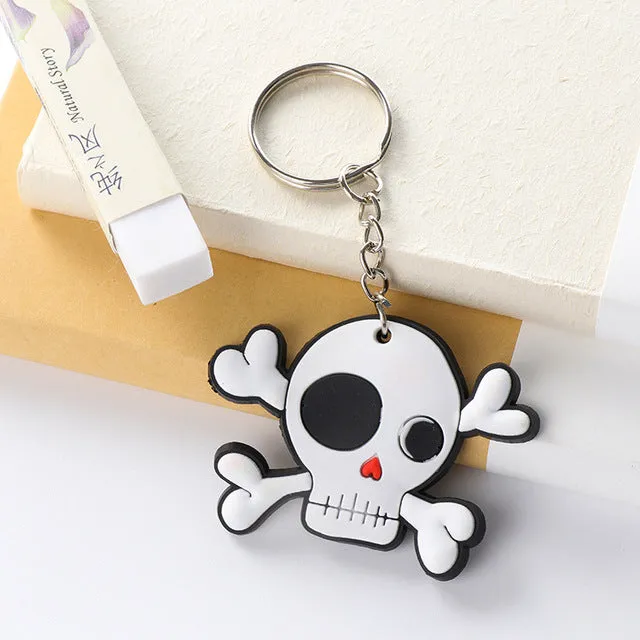 suti Cartoon PVC Keychain Pokemon Mini Figure pendants charms collection toy Key Ring Originality Key chain