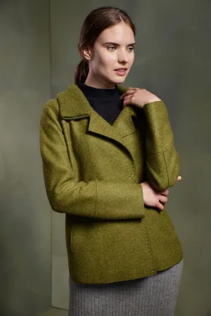 Tambo Coat Alpaca & Wool Color Avocado