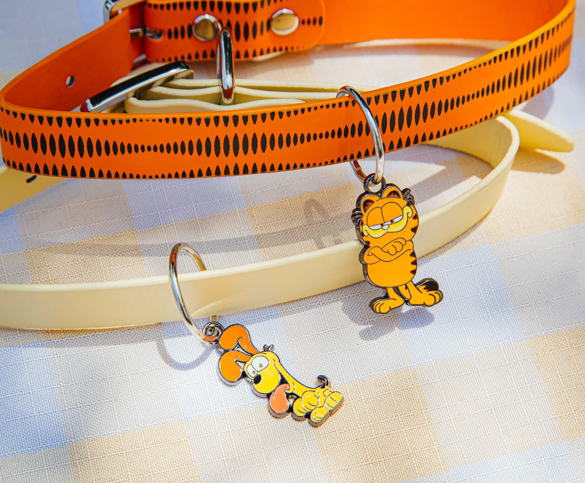 The Garfield Movie: Garfield and Odie Collar Choker Necklaces | Set of 2