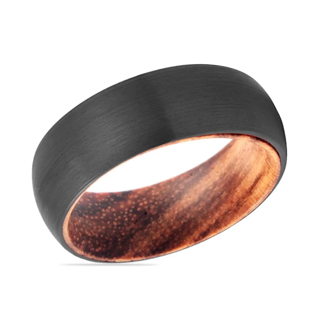 TRIFEX | Tungsten Ring Zebra Wood