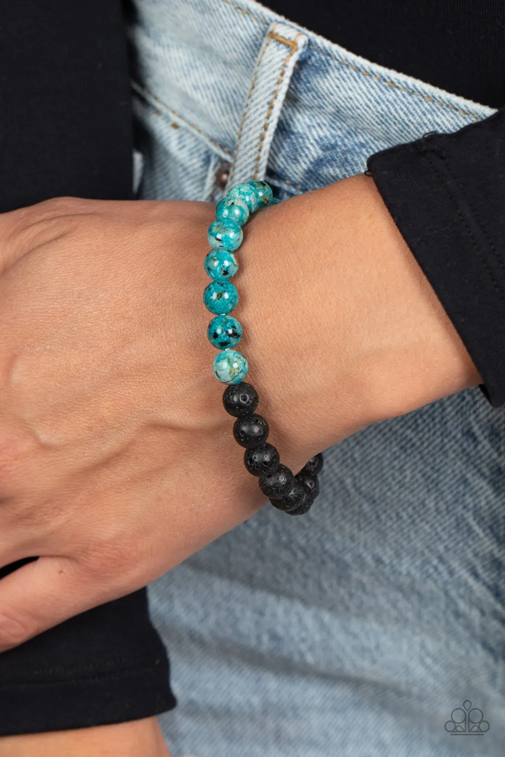 Urban LAVA Language - Blue Bracelets B2297