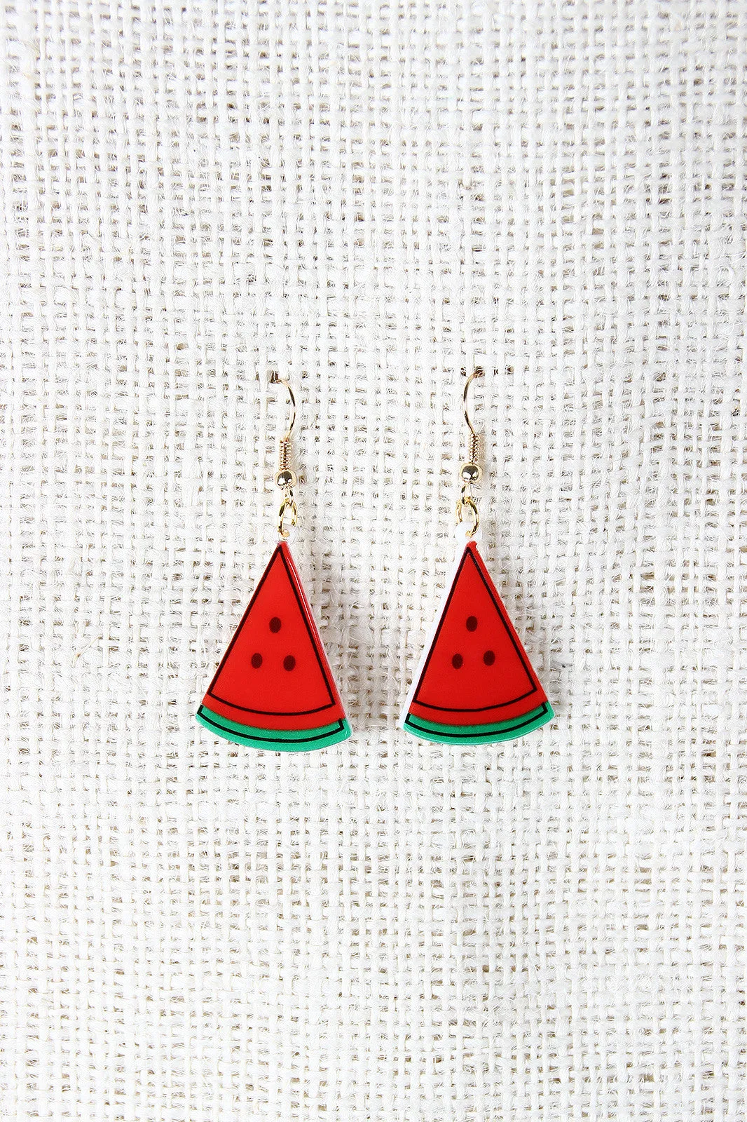 Watermelon Slice Earrings