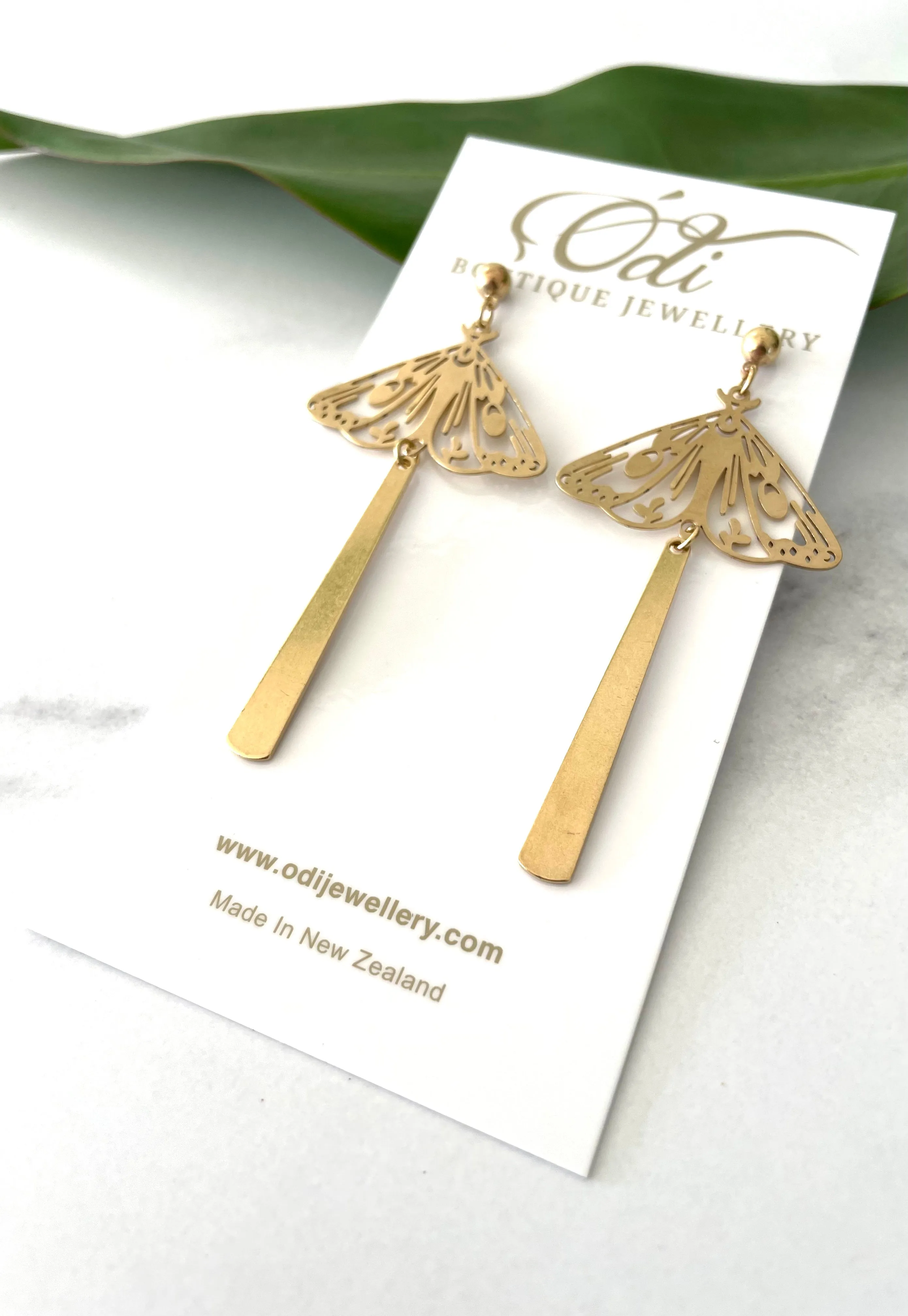 Whimsical Moth Dangles