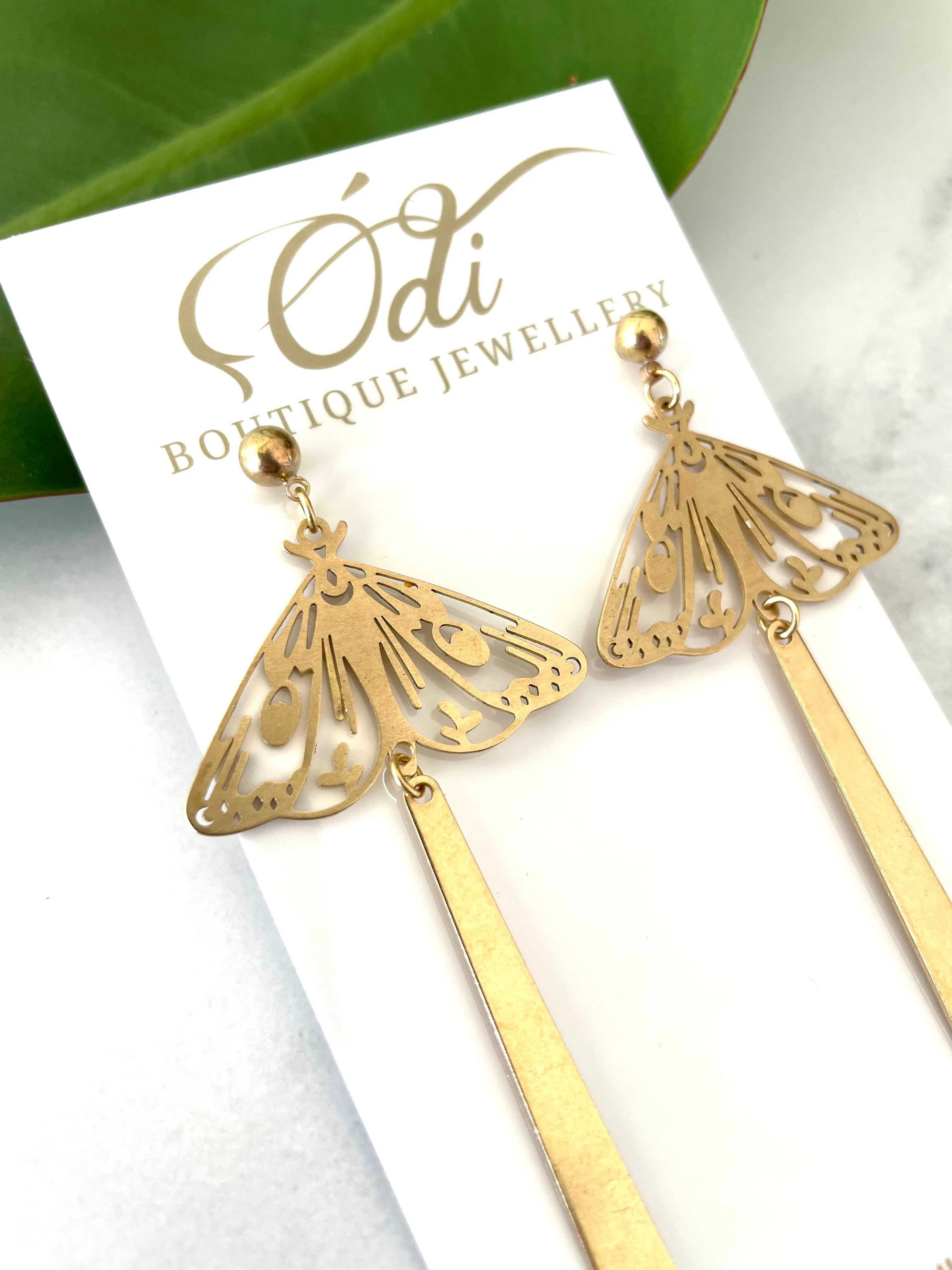 Whimsical Moth Dangles