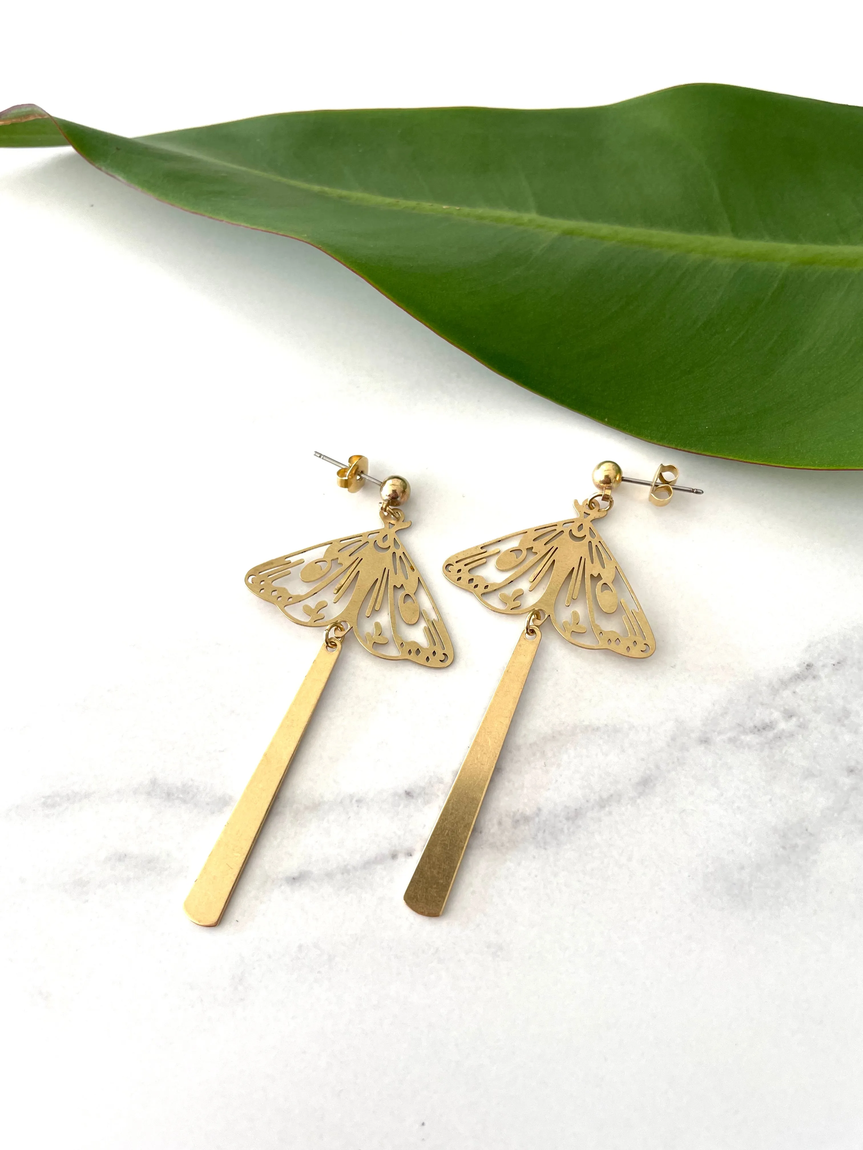 Whimsical Moth Dangles