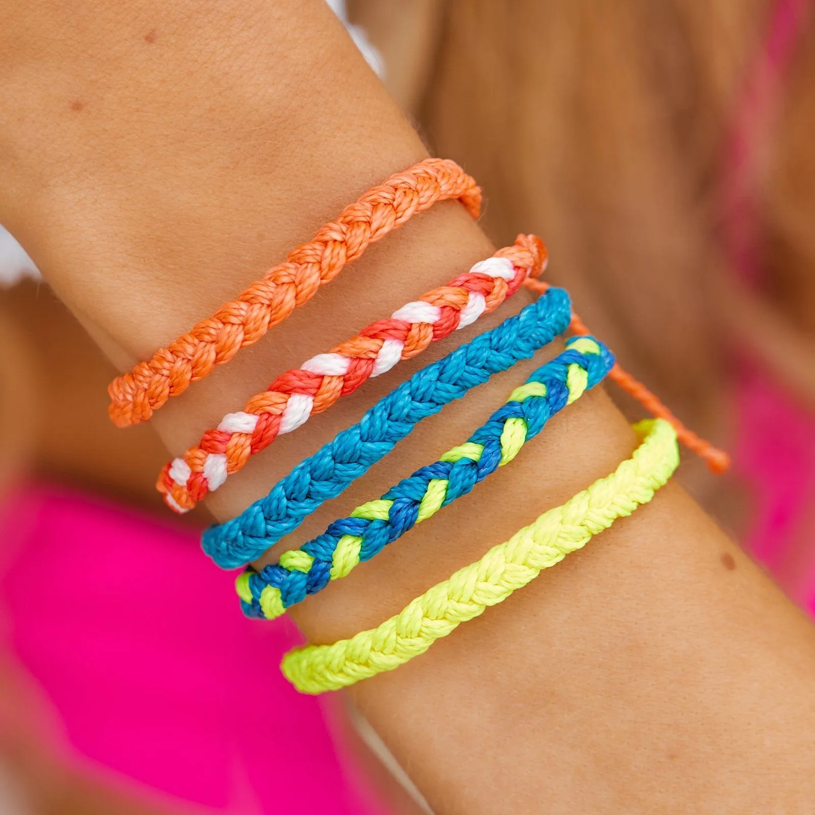 Yellow Braided Bracelet